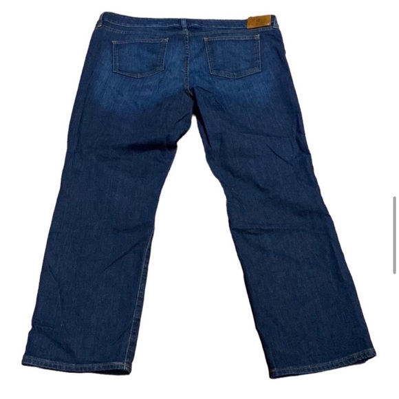 Black Label Lauren Ralph Lauren Women's Straight Leg DarkWash Zipper Fly 20W×30 - Picture 10 of 15